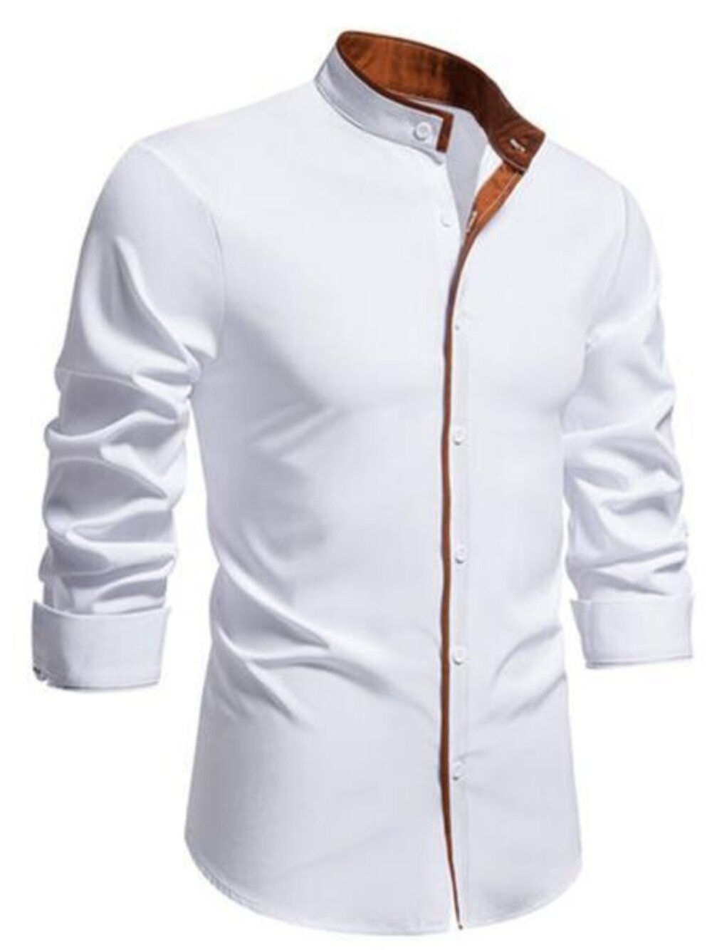 Men's Slim Fit Long Sleeve Shirt - Picture 2 of 11